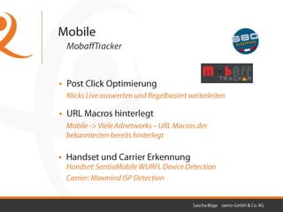 Tracking für Affiliates - SEOkomm 2012