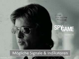 Mögliche Signale & Indikatoren
Credits: http://bit.ly/WfQZTA
 