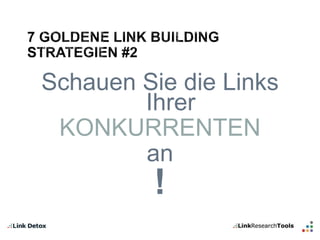 Das 1x1 des Linkbuilding - Vortrag von der Seokomm Salzburg 21.11.2014