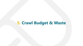 5. Crawl Budget & Waste
 