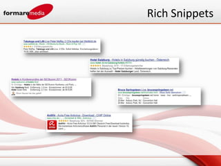 Rich Snippets
 