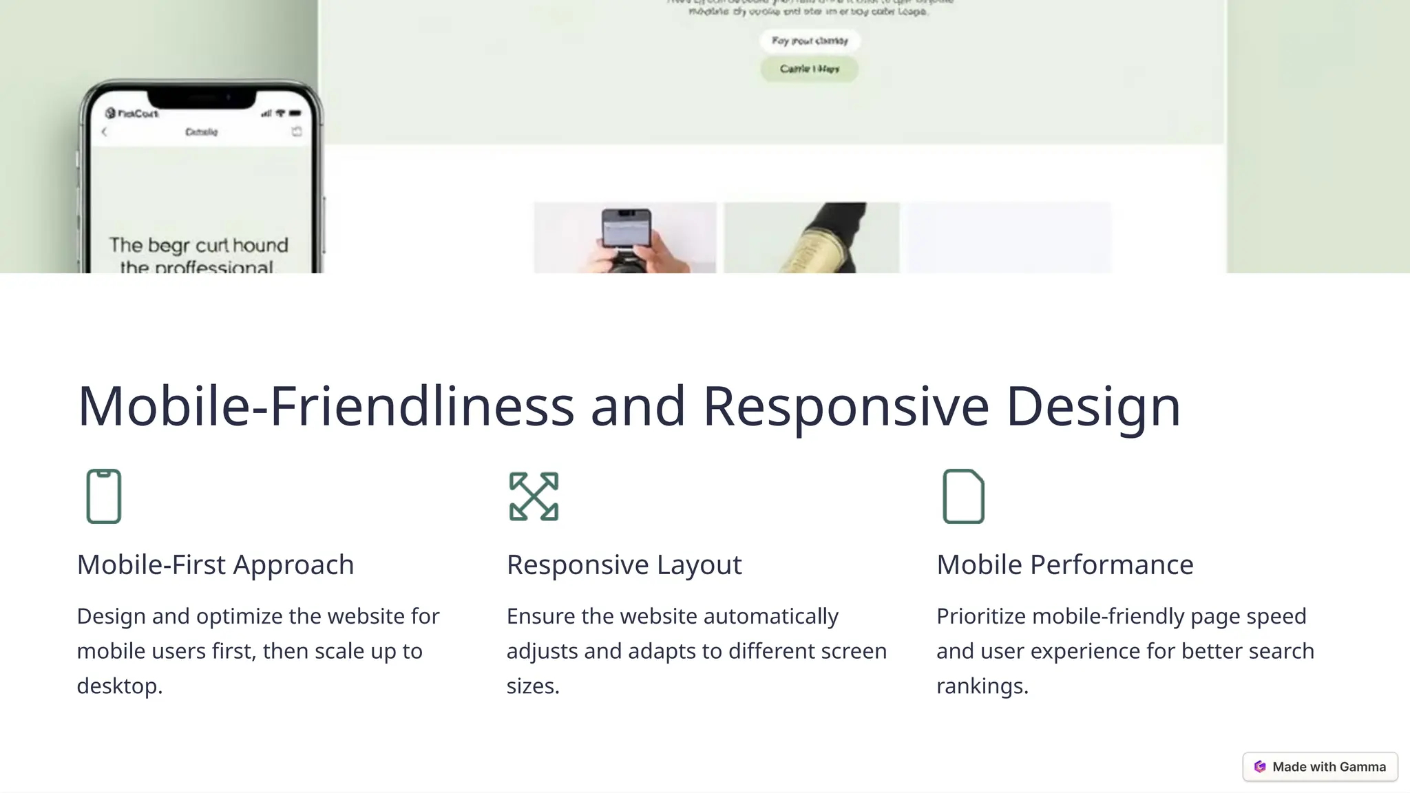 © Chandigarh University
Mobile-Friendliness and Responsive Design
Mobile-First Approach
Design and optimize the website for
mobile users first, then scale up to
desktop.
Responsive Layout
Ensure the website automatically
adjusts and adapts to different screen
sizes.
Mobile Performance
Prioritize mobile-friendly page speed
and user experience for better search
rankings.
 