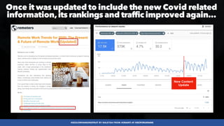 #SEOLOWHANGINGFRUIT BY @ALEYDA FROM #ORAINTI AT #SEOFORUKRAINE
New Content
Update
Once it was updated to include the new C...