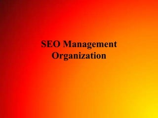 SEO ManagementOrganization 