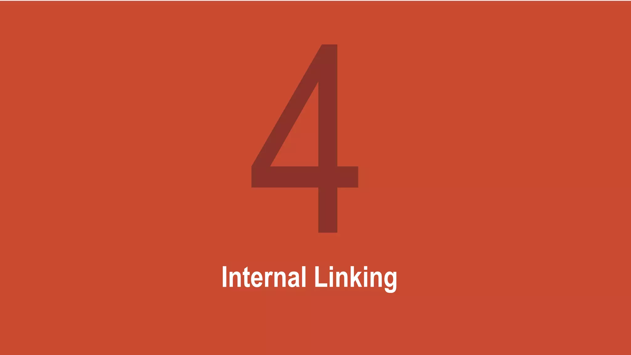 Internal Linking
 