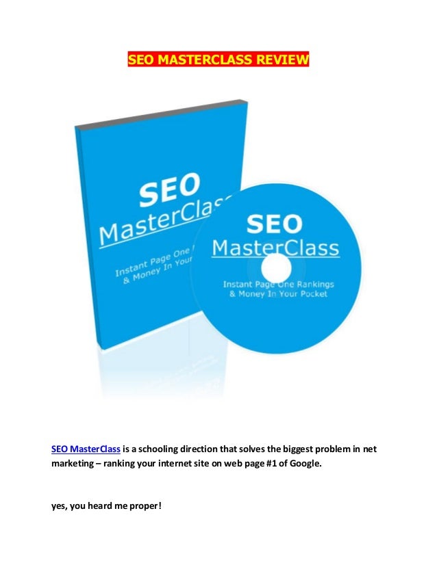 Seo masterclass review