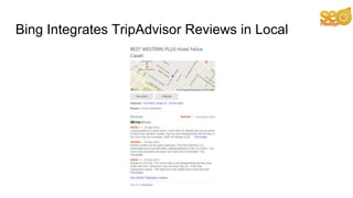 Bing Integrates TripAdvisor Reviews in Local
 