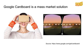 Google Cardboard is a mass market solution
Source: https://www.google.com/get/cardboard/
 