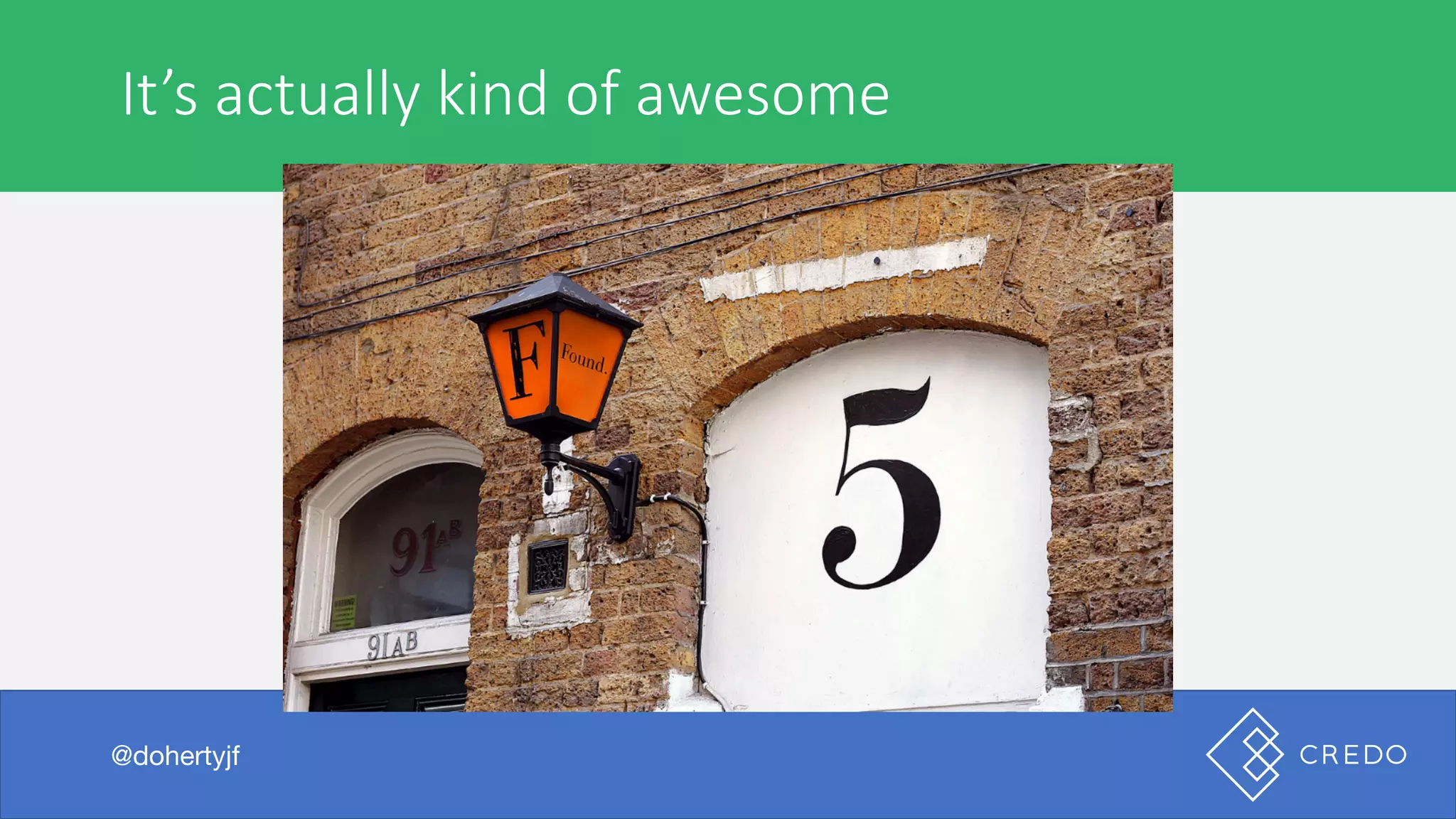 SEO	is	not	rocket	scienceThere’s	a	process	that	worksIt’s	actually	kind	of	awesome
@dohertyjf
 