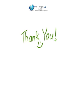 Seo monthly report tier4web