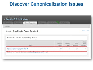 Discover Canonicalization Issues
 
