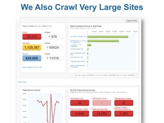 We Also Crawl Very Large Sites
 