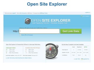 Open Site Explorer
 