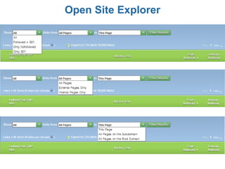 Open Site Explorer
 