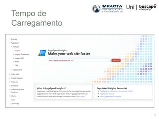 Tempo de
Carregamento




               1
 