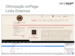 1
Otimização onPage
Links Externos
 