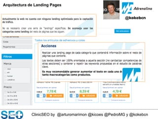 ClinicSEO by @arturomarimon @kicoes @PedroMG y @kokebcn
@kokebcn	

Arquitectura de Landing Pages
 