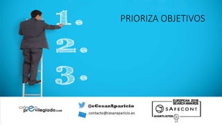 PRIORIZA OBJETIVOS
 