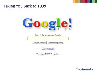Taking You Back to 1999
 