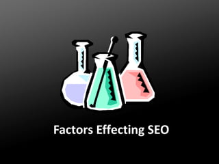 Factors Effecting SEO

 