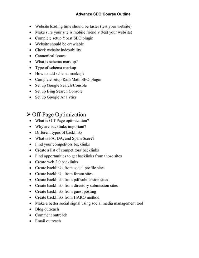SEO Search Engine Optimization Training Module PDF Seo search engine optimization training module pdf
