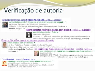 Verificação de autoria
 