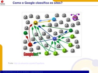 Como o Google classifica os sites?Fonte: http://pt.wikipedia.org/wiki/PageRank