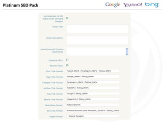 Platinum SEO Pack 