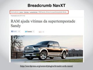 Breadcrumb NavXT




http://wordpress.org/extend/plugins/breadcrumb-navxt/
 