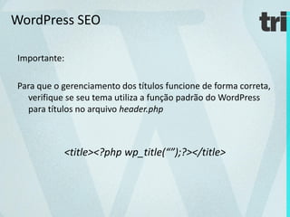 Seo para WordPress