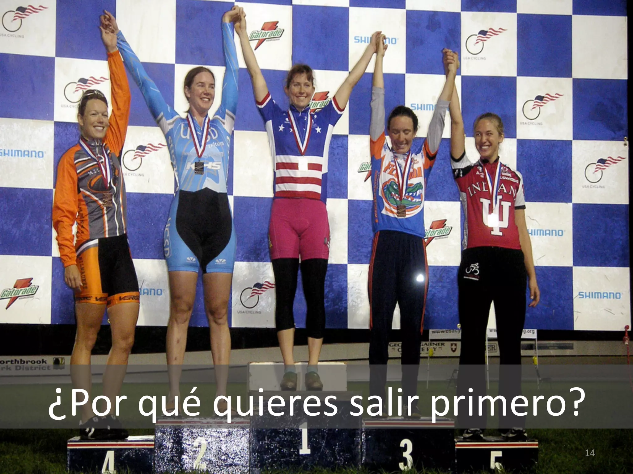 ¿Por 
qué 
quieres 
salir 
primero? 
14 
 