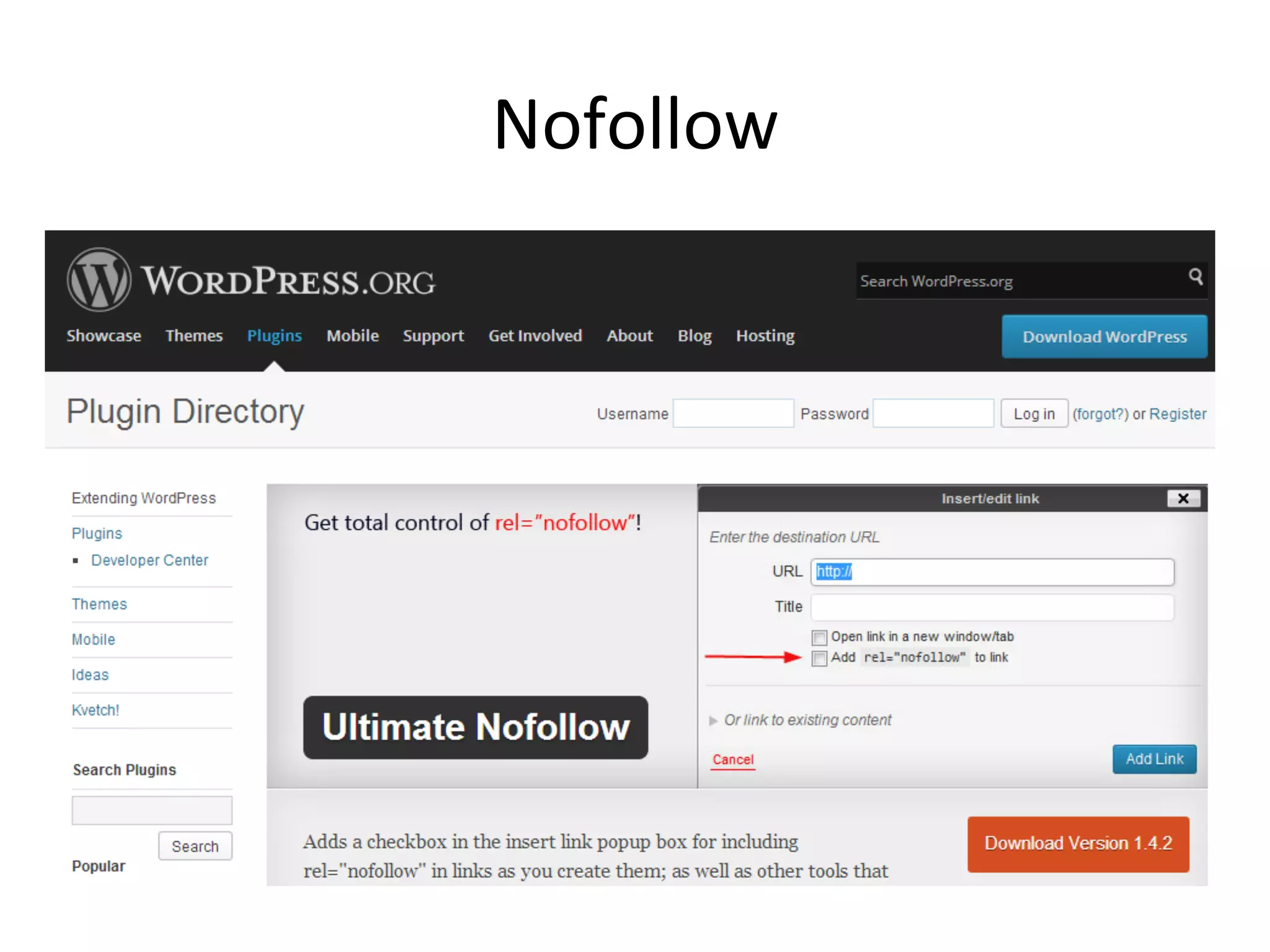 Nofollow 
 