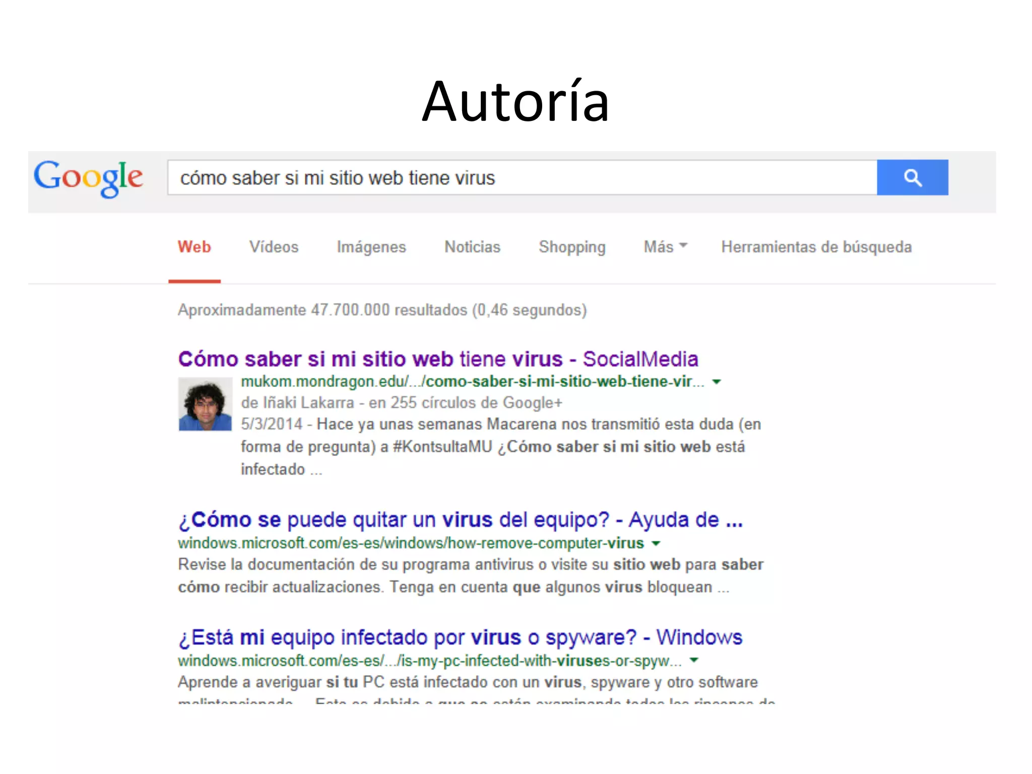 Autoría 
 