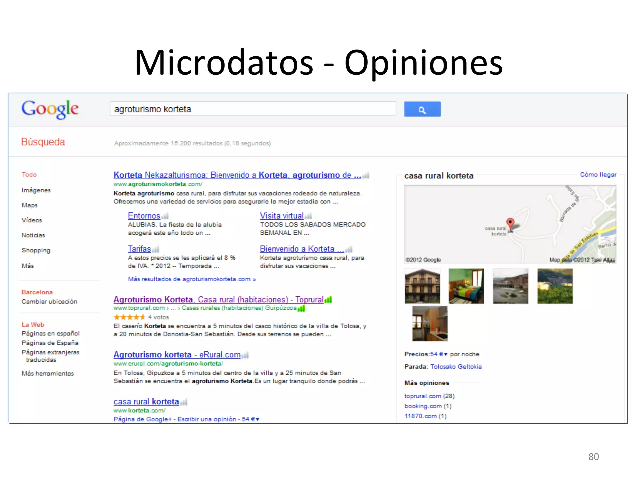Microdatos 
-­‐ 
Opiniones 
80 
 