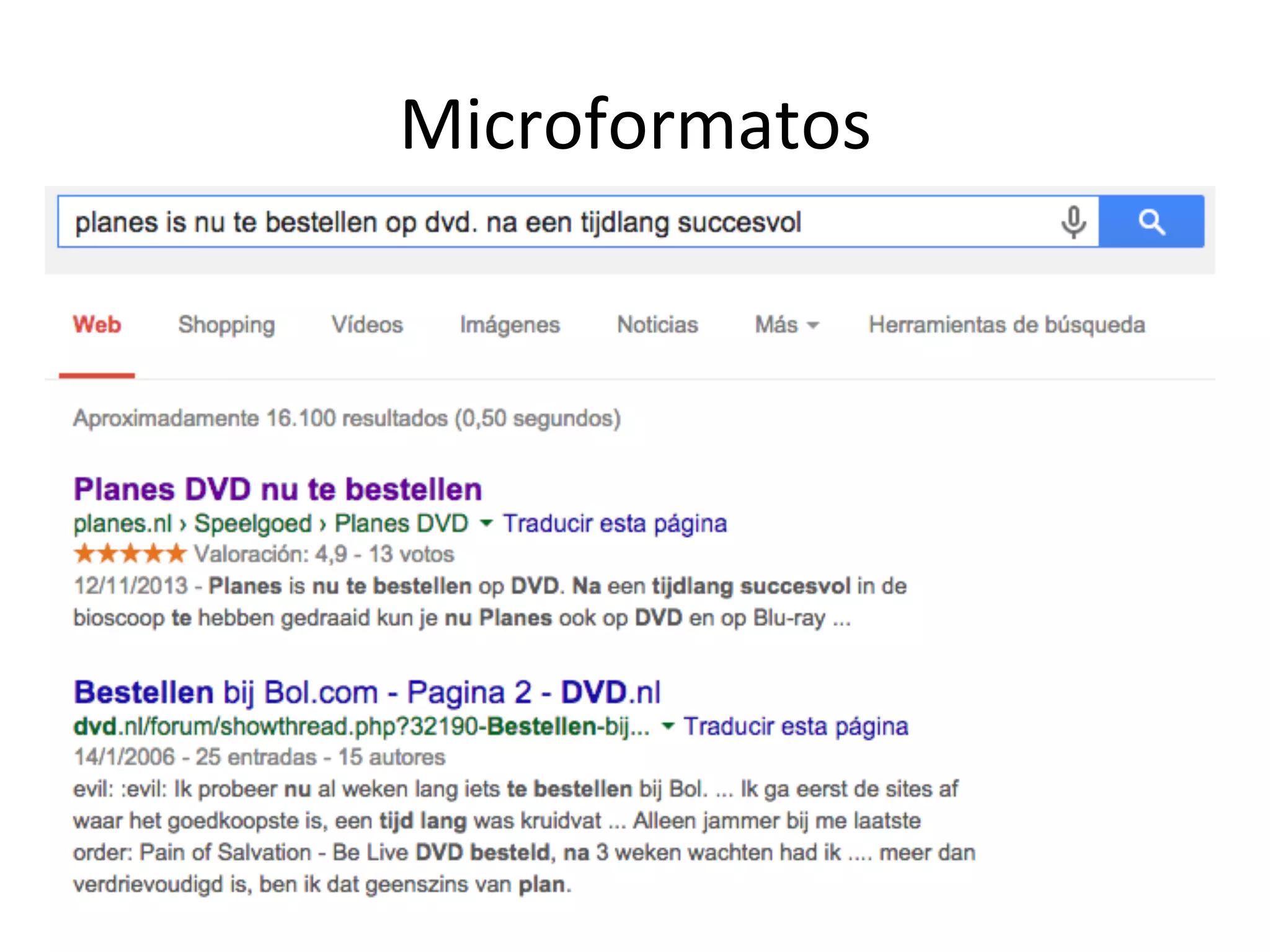 Microformatos 
 