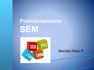 Posicionamiento
SEM
Morella Nieto P.
 