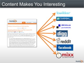 Content Makes You Interesting
 
