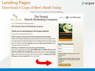 Drupal is the best platform on the planet for SEO!2 Free Chapters + Bonus: Volacci.com/webinar