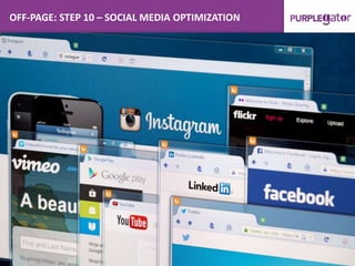 OFF-PAGE: STEP 10 – SOCIAL MEDIA OPTIMIZATION
 