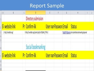 Report Sample
 