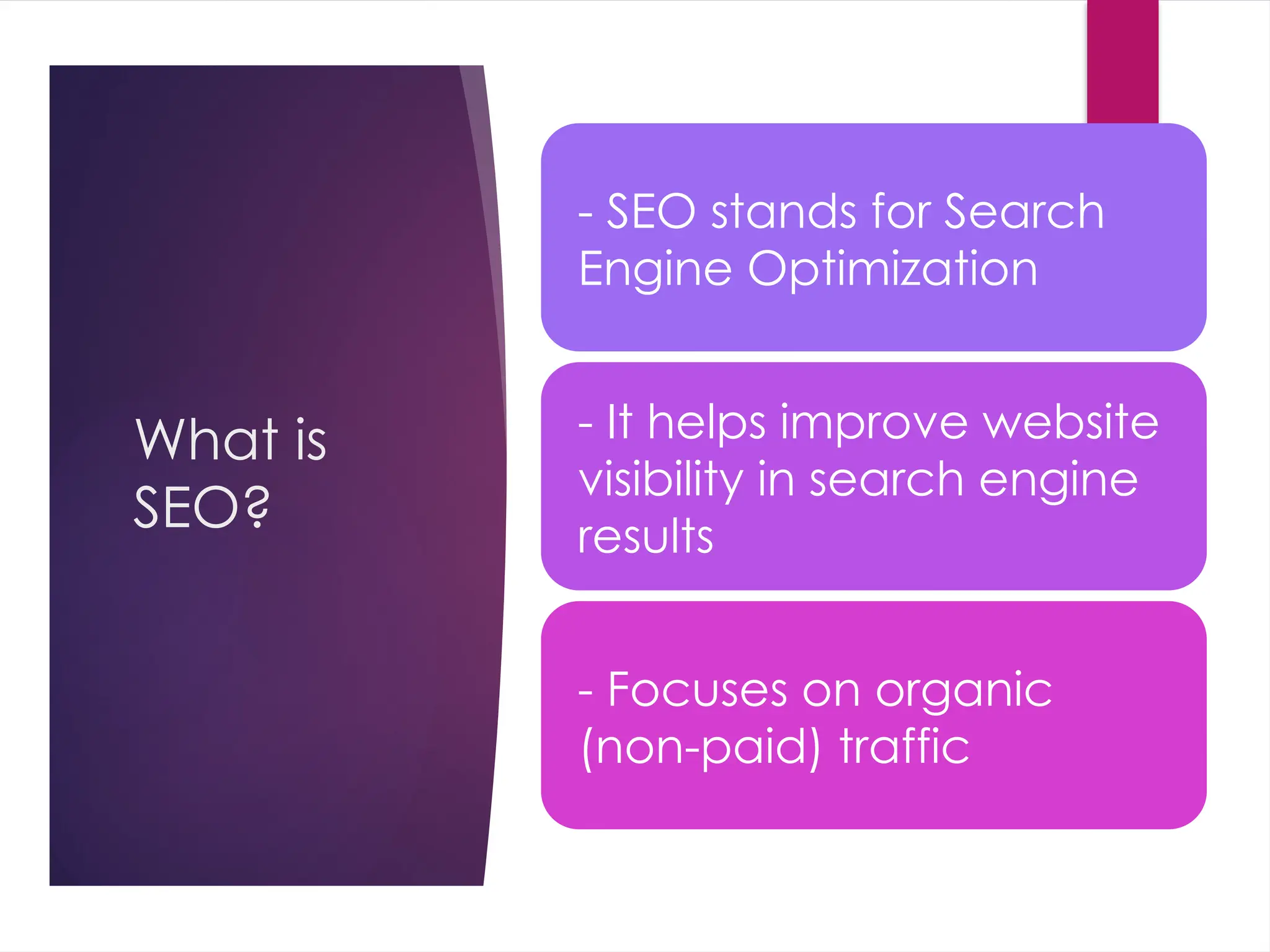 How search engine works on google presentation | PPTX