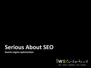 Serious About SEO Search engine optimisation 