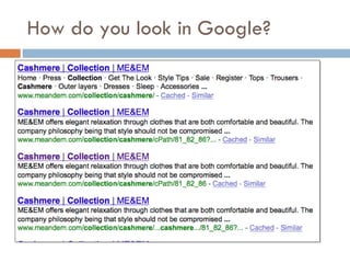 How do you look in Google? 