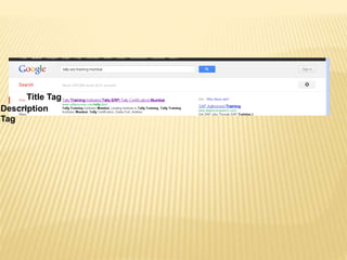 Title Tag
Description
Tag
 