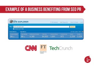 example of a business benefiting from seo pr
 
