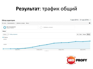 Результат: трафик общий
 