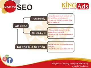 Dịch vụ SEO KingAds