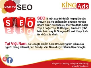 Dịch vụ SEO KingAds