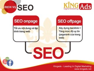 Dịch vụ SEO KingAds