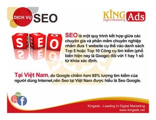 Seo web chuyên nghiệp
